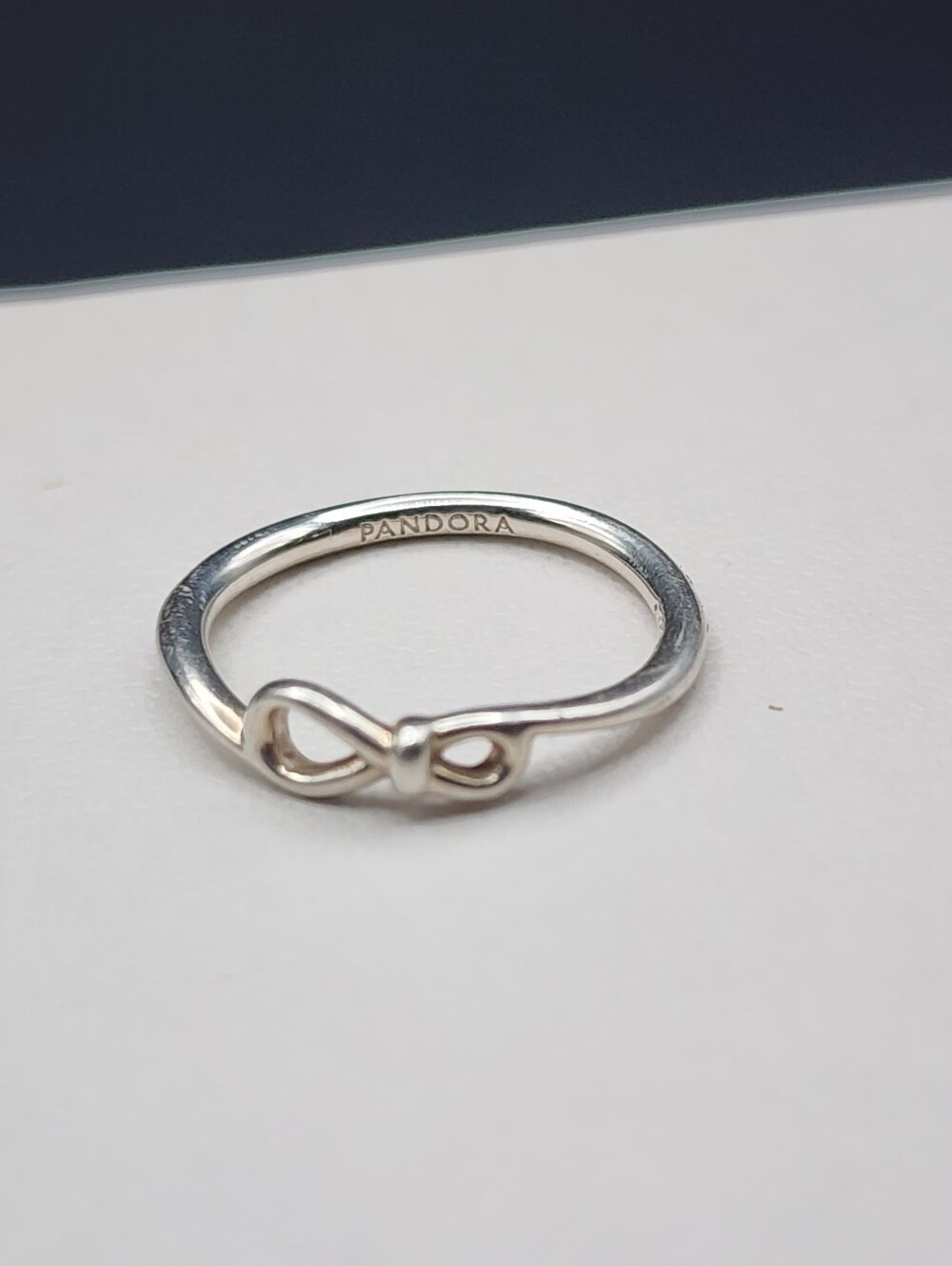 Pandora Infinity Knot Ring 198898C00 Sterling Silver Size 48 / 4.5